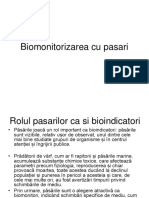 C12 DF Biomonitorizarea pasarilor