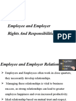 Rights-Responsibilitis of Employee and Employer (Autosaved)