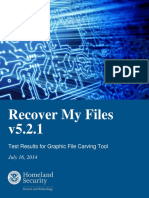 508 Test Report NIST Recover My Files v5.2.1 August 2015 Final 1