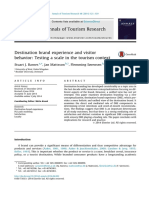 Annals of Tourism Research: Stuart J. Barnes, Jan Mattsson, Flemming Sørensen