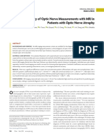 Diagnostic Utility of Optic Nerve Measurements With MRI in Patients With Optic Nerve Atrophy