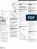 Sony AC-LS5K User Manual