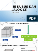 Volume Kubus Dan BALOK (2) : Ms Giova