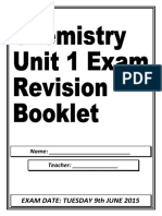 Exam worksheet: Fundamental chemistry ideas