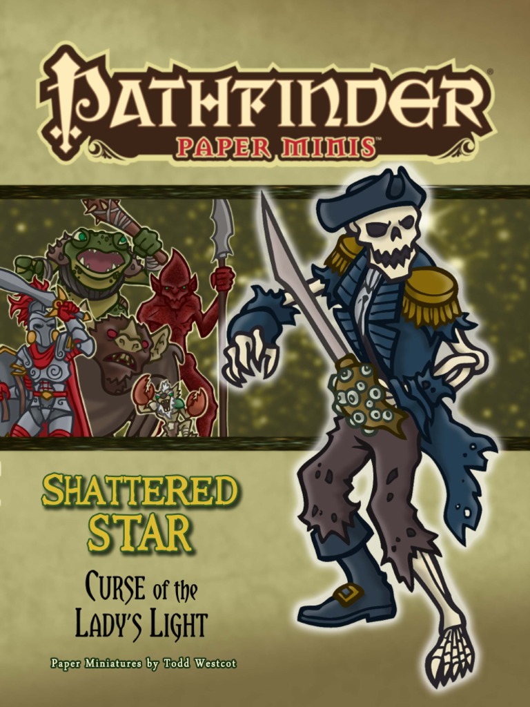 Paper Minis - Shattered Star 2 - Curse of The Lady S Light | PDF