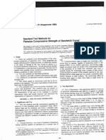 ASTM C 393-62 Standard Method For Flexural Properties of A Flat Sandwich Constructions