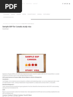 GTE Statement Sample for Australia Visa | PDF | Travel Visa | University