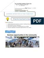 Business Opportunities in The Community: What Do You Need To Know?