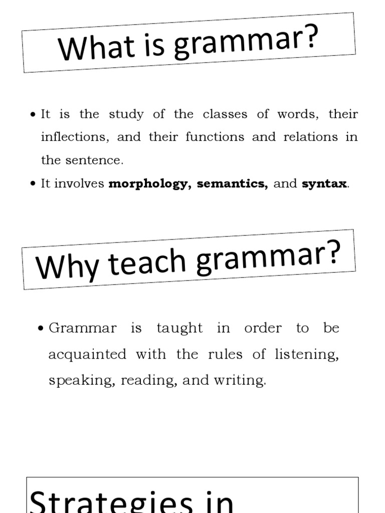 Teaching Grammar | PDF | Grammar | Human Communication