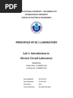 Principles of Ee 1 Laboratory