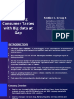 Predicting Consumer Tastes With Big Data at Gap