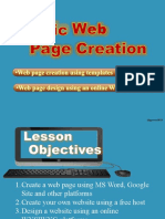 Basic Webpage Creation