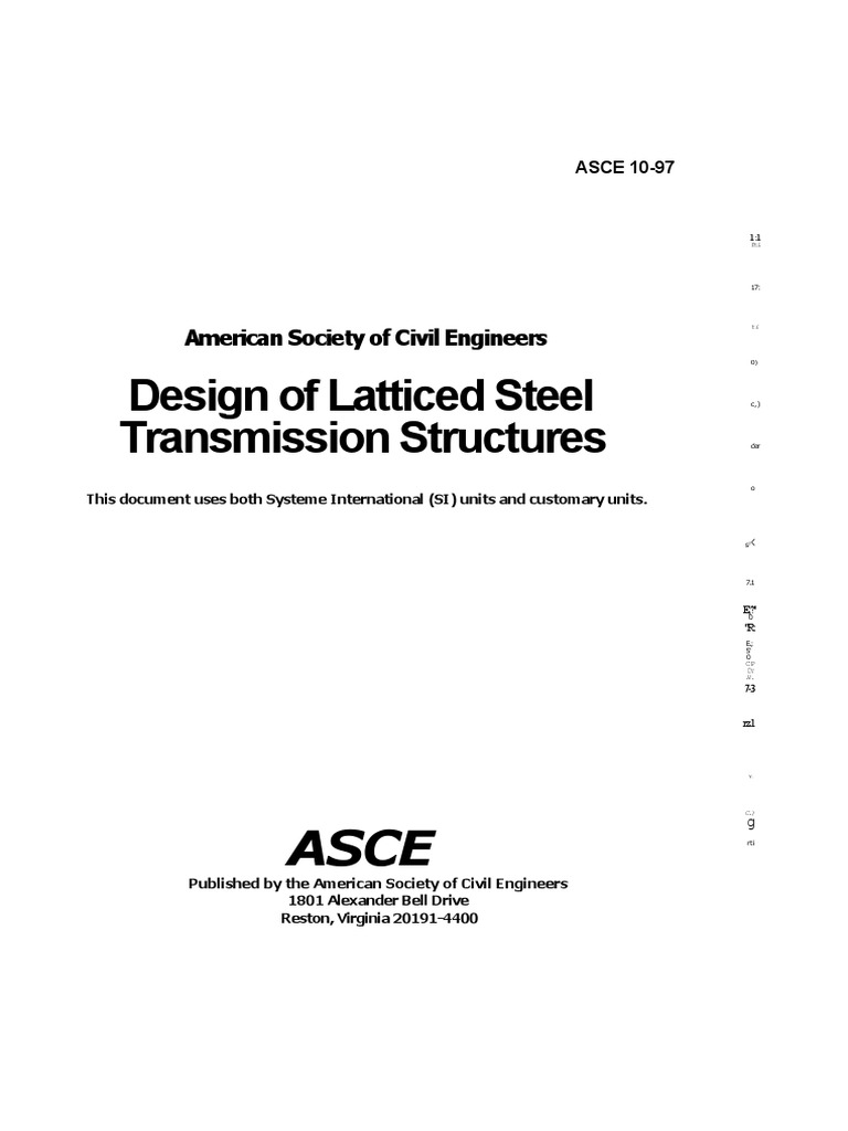 ASCE 10 97 1 Primera Parte Download Free PDF Economy Of The United