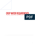 Crop Water Requirements