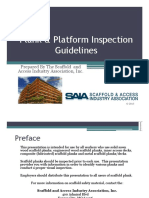 SAIA Plank & Platform Inspection Guidelines