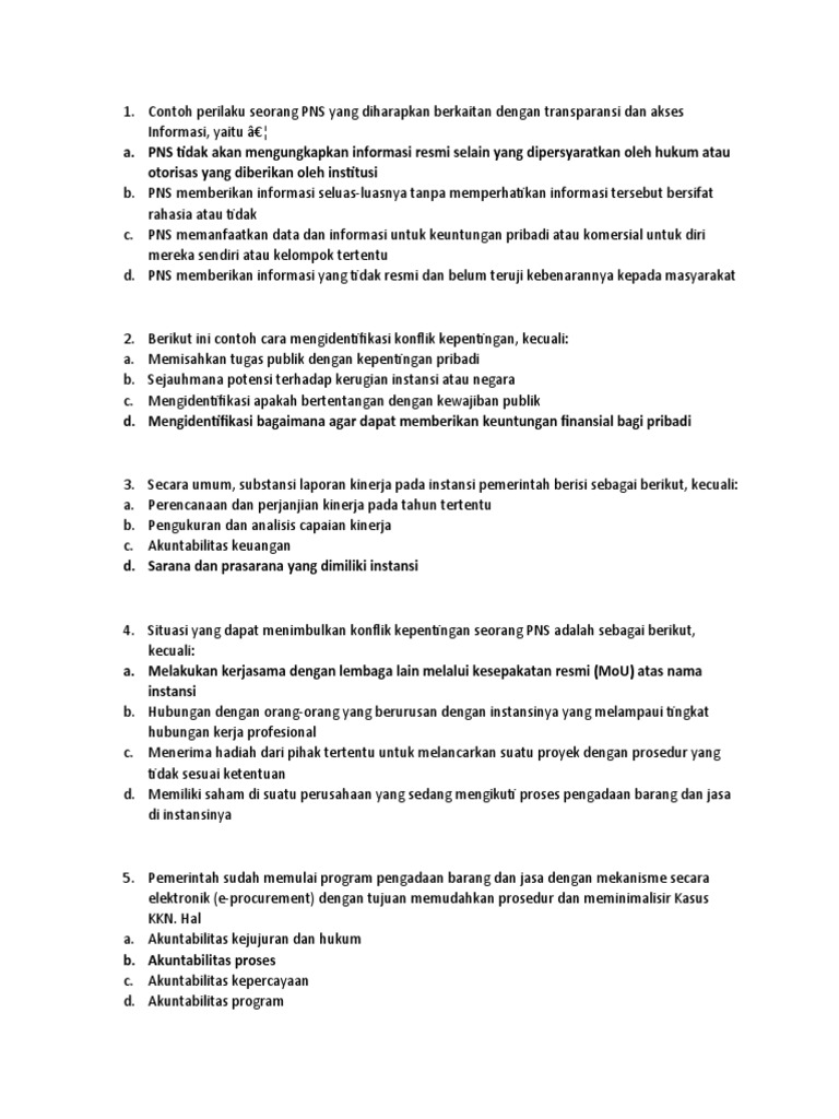 Kumpulan Soal Mooc Pdf