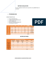 Matriz de Selección Curso