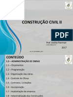 01_ORÇAMENTO_Aula Administração de Obras_UFMA Josélia 08.11.2017