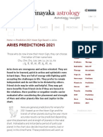 Aries Yearly Prediction 2021