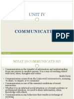 Unit Iv: Communication
