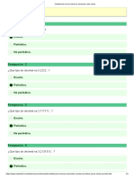 Clasificación de Los Números Decimales