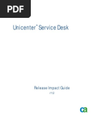 Unicenter Service Desk: Release Impact Guide