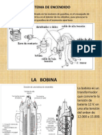 Sistema de encendido automotriz: bobina, distribuidor y bujías