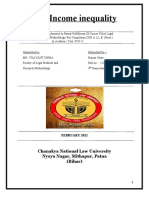 Income Inequality: Chanakya National Law University Nyaya Nagar, Mithapur, Patna (Bihar)