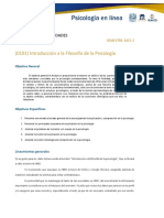 Filosofia de La Psico 0101 Programa de Actividades 21-2