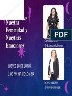 Nuestra Feminidad Y Nuestras Emociones