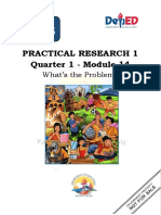 Practical Research 1 Quarter 1 - Module 14: What's The Problem?