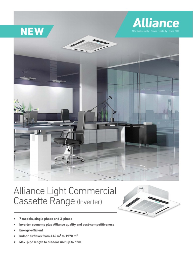 btu-alliance-cassette-inverter-new-specs-pdf-air-conditioning