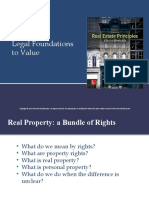 Legal Foundations To Value