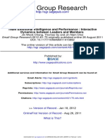 Small Group Research Dynamics Between Le