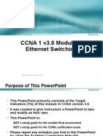 CCNA 1 v3.0 Module 8 Ethernet Switching: © 2003, Cisco Systems, Inc. All Rights Reserved