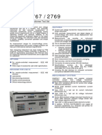 Instrument Transformer Test Set V-A Haefely