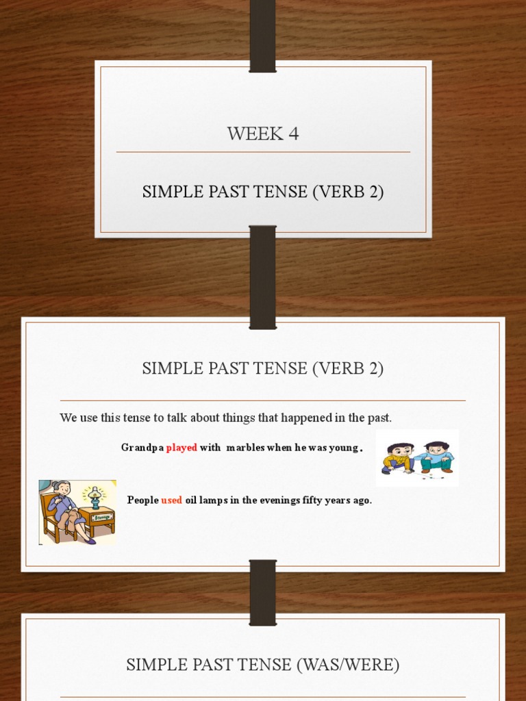 Simple Past Tense Guide | PDF | Grammatical Tense | Verb
