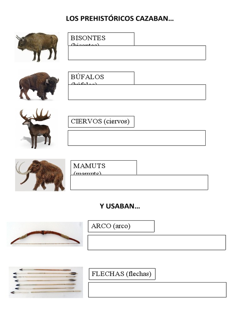 Los Prehistóricos Cazaban | PDF