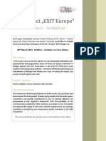 EXIT Europe Final Conference_Agenda