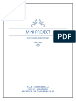 Mini Project: Geotechnical Engineering-Ii