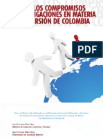Conozca Los Compromisos y Obligaciones en Materia de Inversion de Colombia
