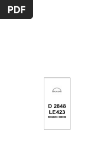Parts Catalog D2848 LE423