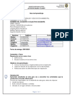 Guía de aprendizaje sobre los tipos de respiración en los seres vivos