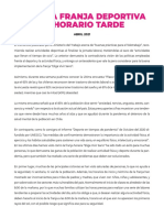 Carta Propuesta "Elige Vivir Sano"