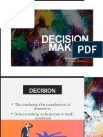 Decision Making: Management & Organizational Behavior