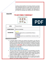 Clase sobre la autoestima y la importancia del nombre