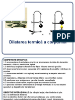 Dilatarea Termica a Corpurilor (1)