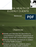 Mental Health of Elderly Clients