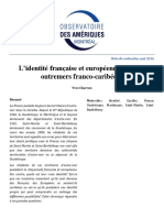 [Texto Complementar 01] CHARRON, Y. L’identité française et européenne dans les outremers franco-caribéens (2016)