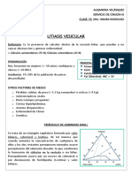 Litiasis Vesicular